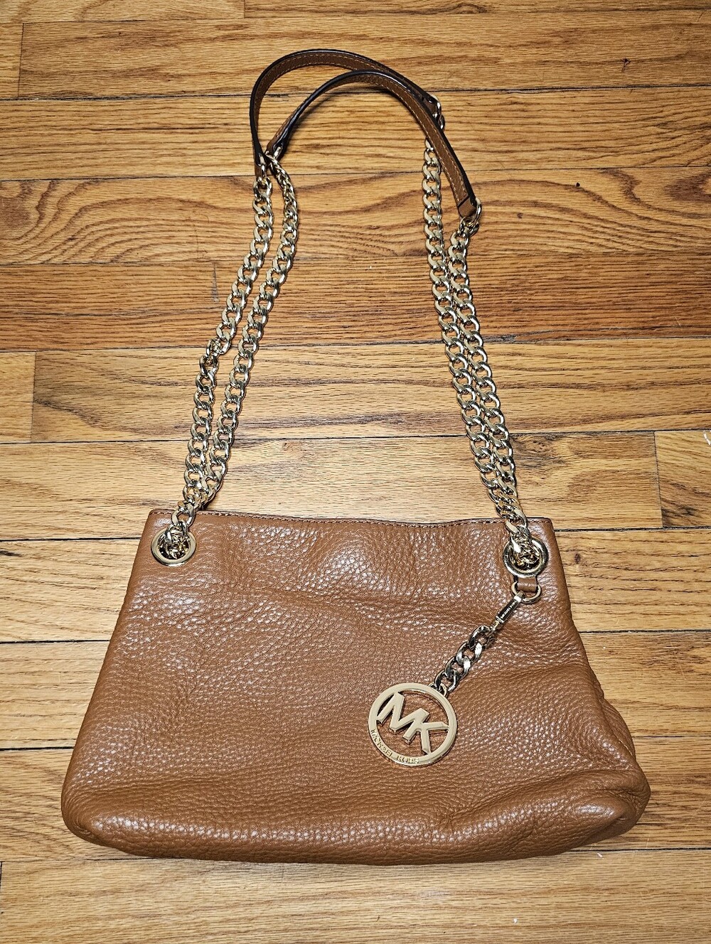 Michael Kors Brown Leather Shoulder Bag